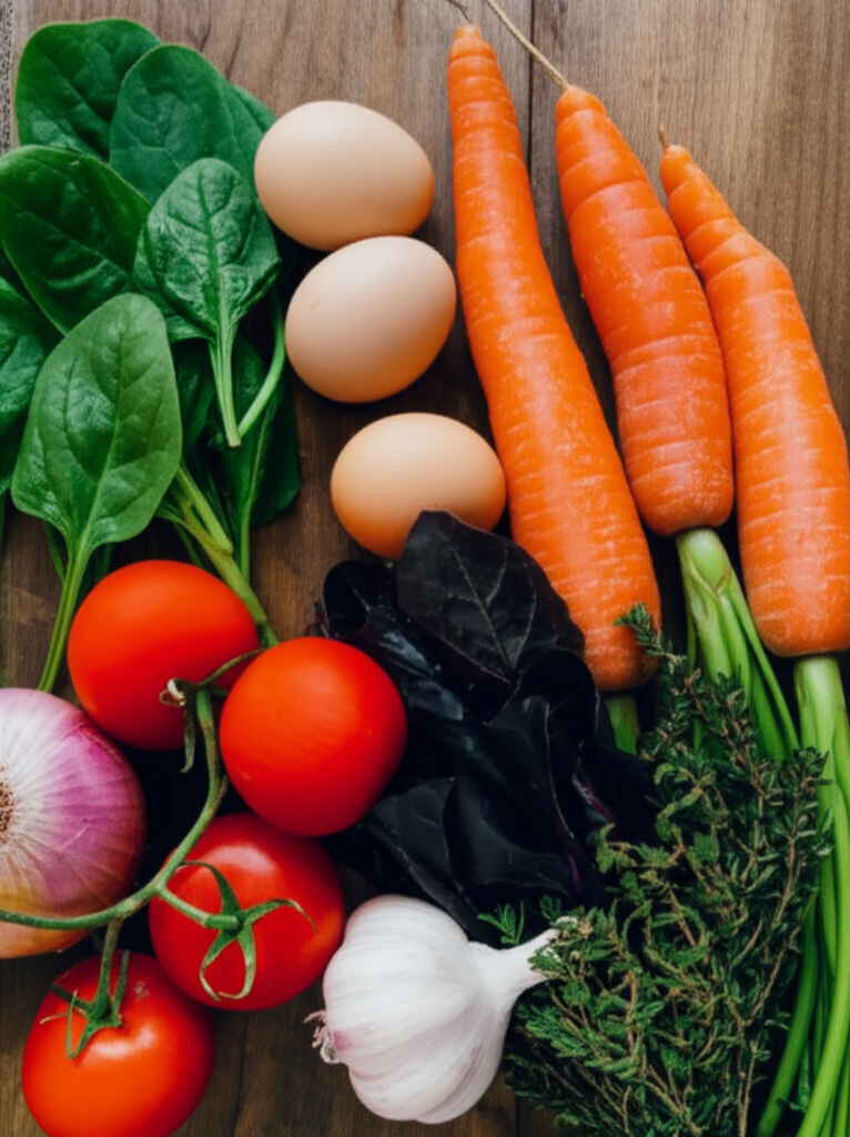 Preparing fresh ingredients